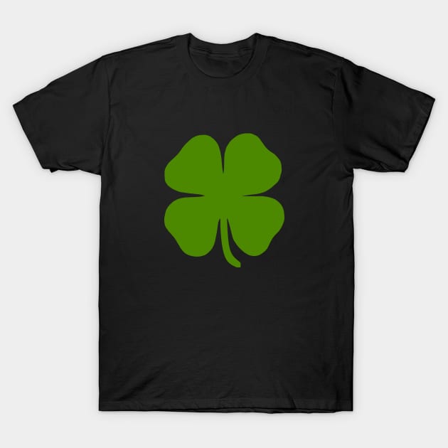 ST PATRICKS Day Four Leaf Lucky Clover - St Patricks Day Art T-Shirt by SartorisArt1